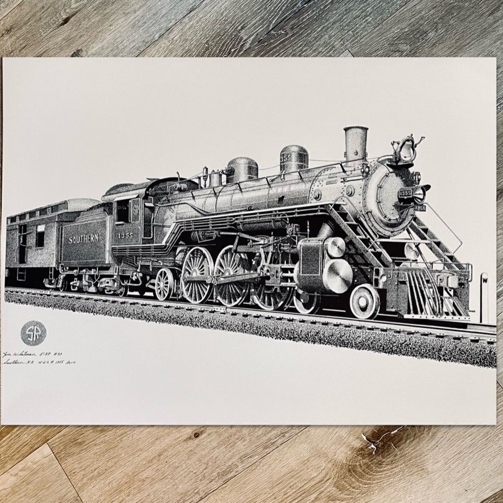Southern Railroad #1355 Train Prints